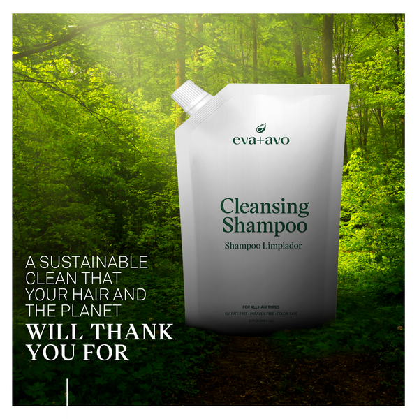 Sustainable Cleansing Shampoo-Pouch 32 oz.