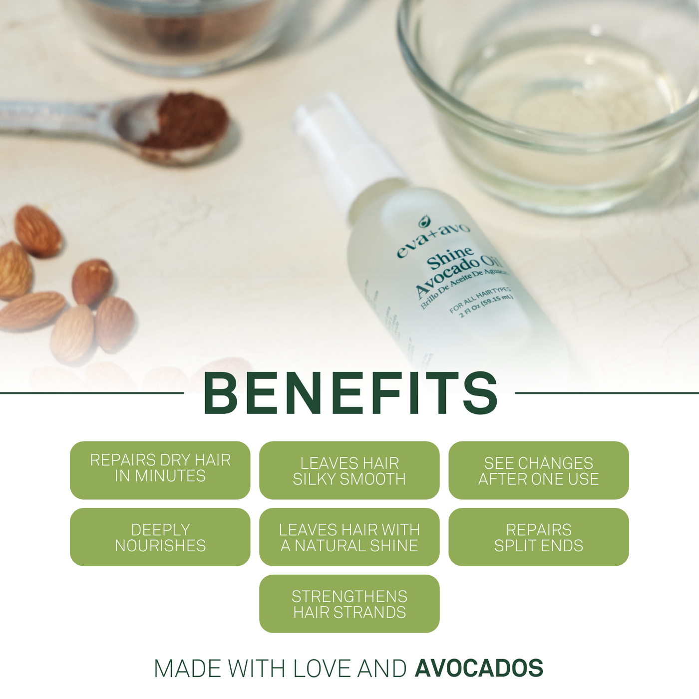 Shine Avocado Oil - Evaavo  eva+avo